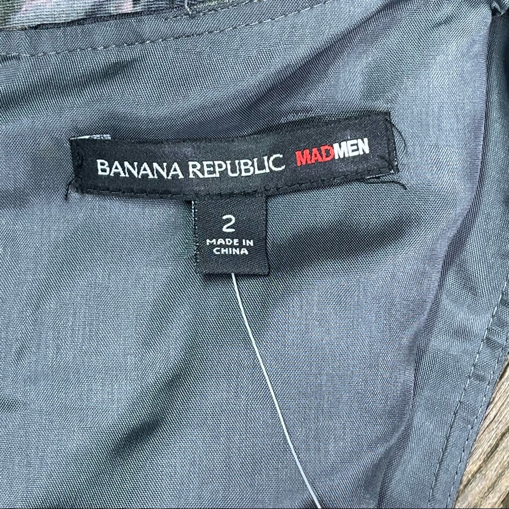 ✴️ New ~ Banana Republic Mad Men Begonia Cocktail Dress Size 2 - Picture 14 of 16